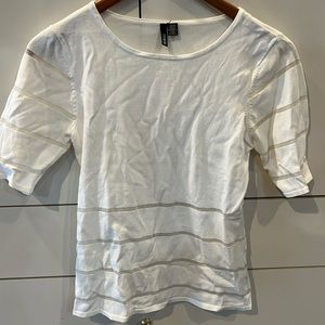 White sweater.  Great for summer